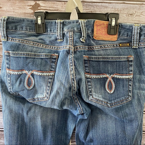 Lucky Brand Berkeley Crop Embroidered Pocket Jeans - Picture 7 of 14